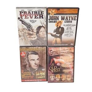 4 Lot Western DVD's - John Wayne Kevin Sorbo - Action & Adventure Old West Tales